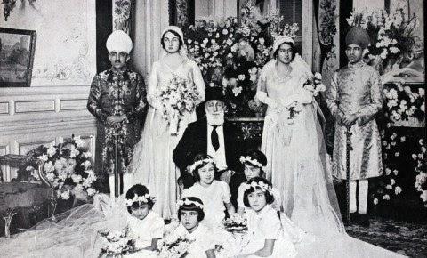 Caliph Abdul Mecid At The Nikah Of His Daughter