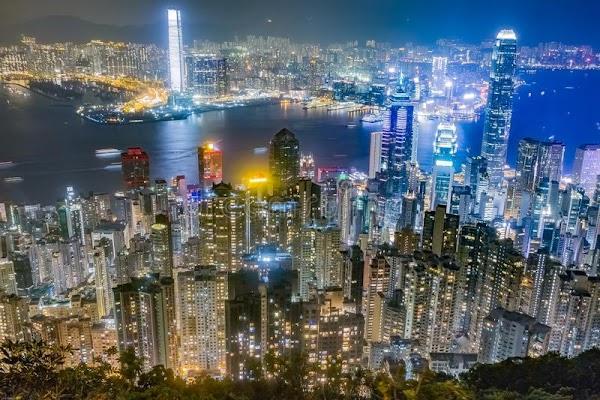 Konsumsi Energi Dan Tahap Peradaban Hong Kong Skyline Night