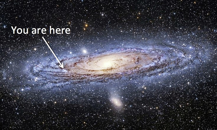 You Are Here In The Milky Way